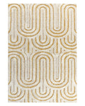 Tappeto PERAI Giallo 160 x 230 cm Cotone