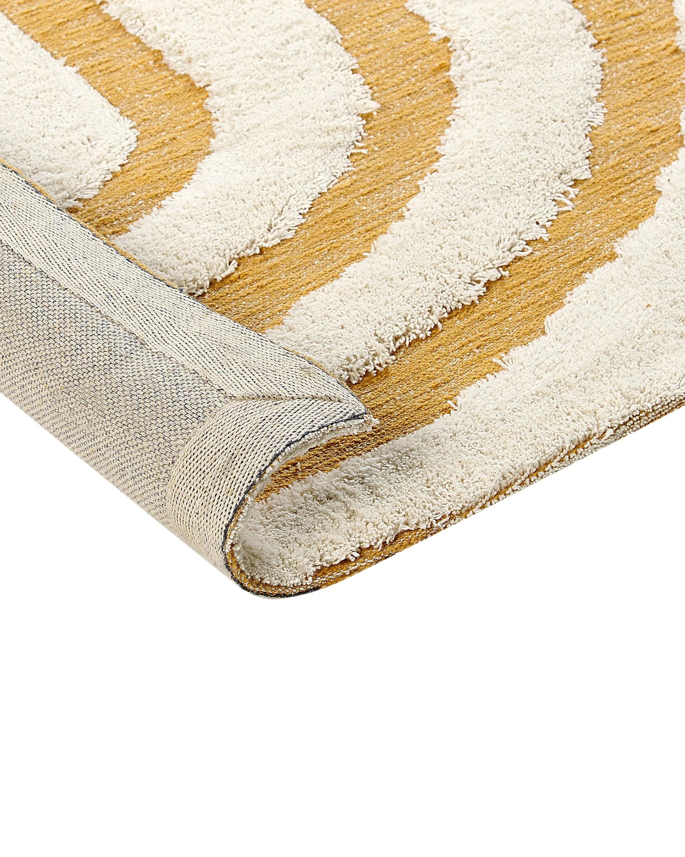 Tapis Jaune 160 x 230 cm Coton
