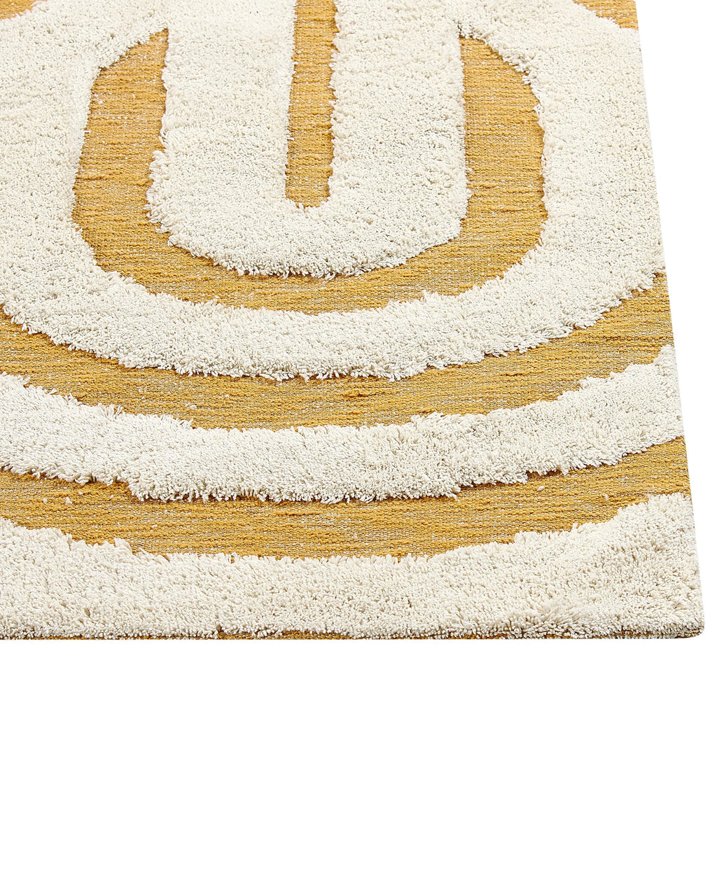 Tapis Jaune 160 x 230 cm Coton
