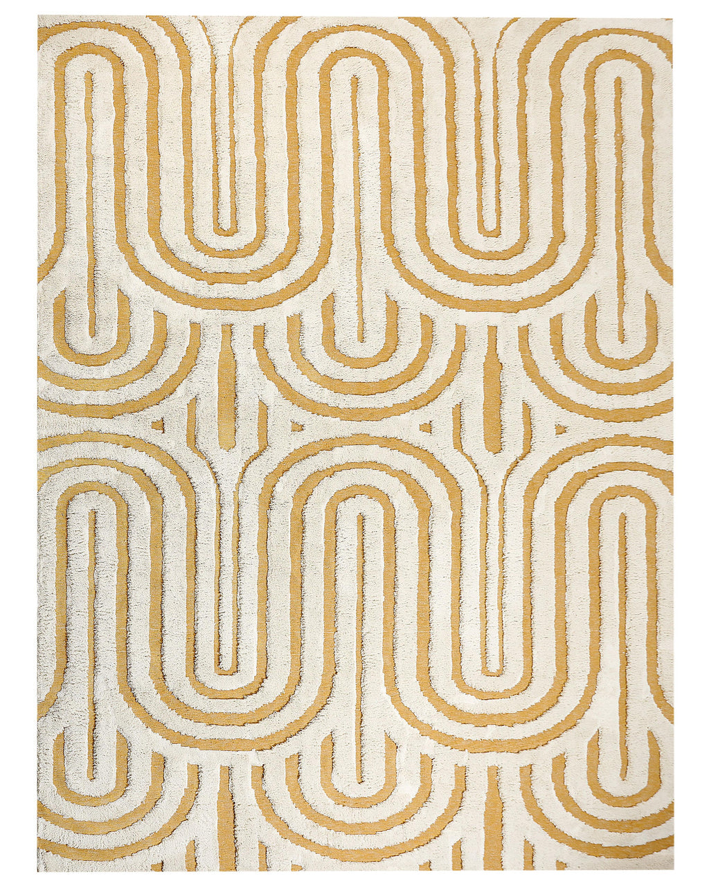 Tappeto PERAI Giallo 300 x 400 cm Cotone