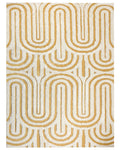 Tappeto PERAI Giallo 300 x 400 cm Cotone