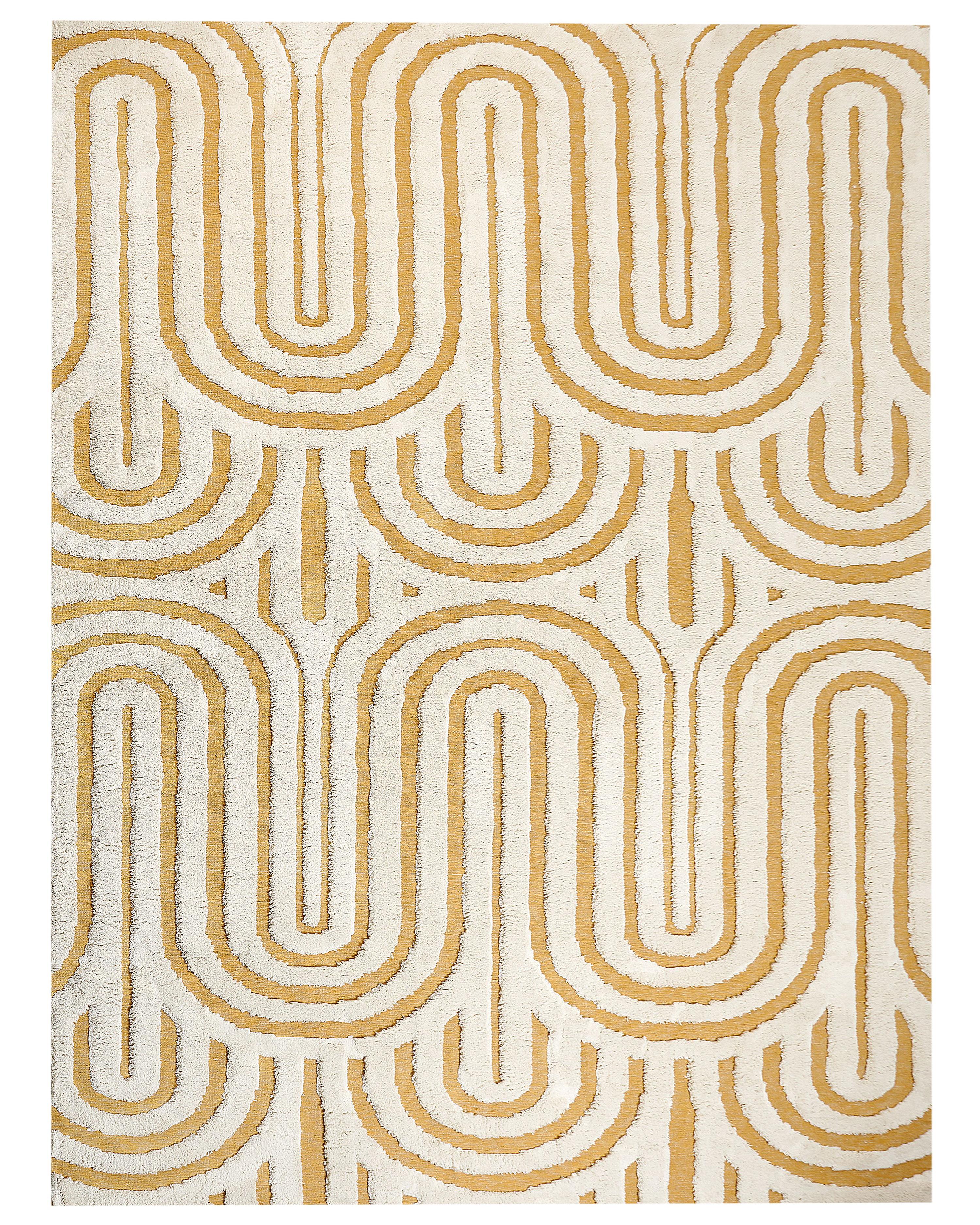 Tappeto PERAI Giallo 300 x 400 cm Cotone