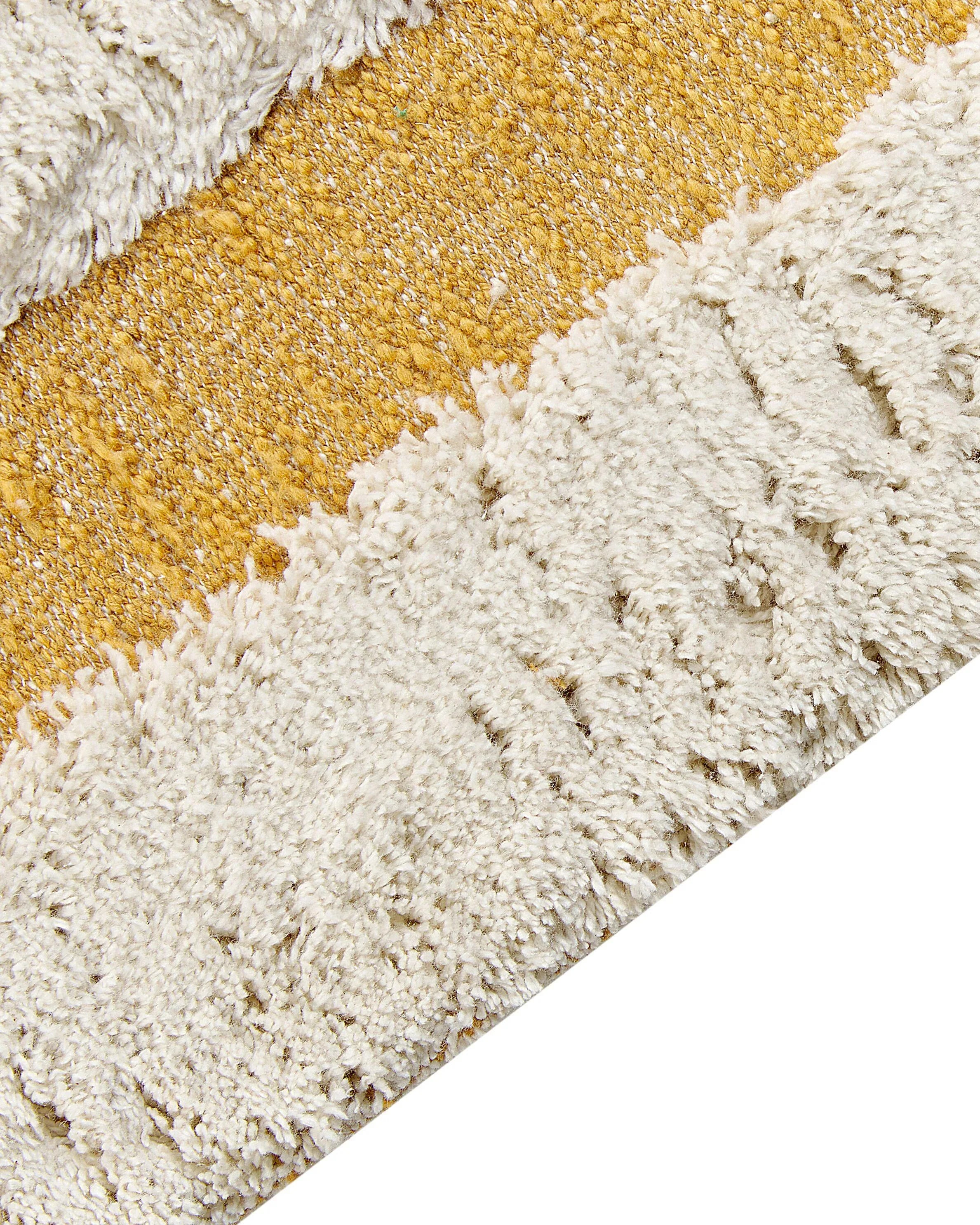 Tapis Jaune 300 x 400 cm Coton