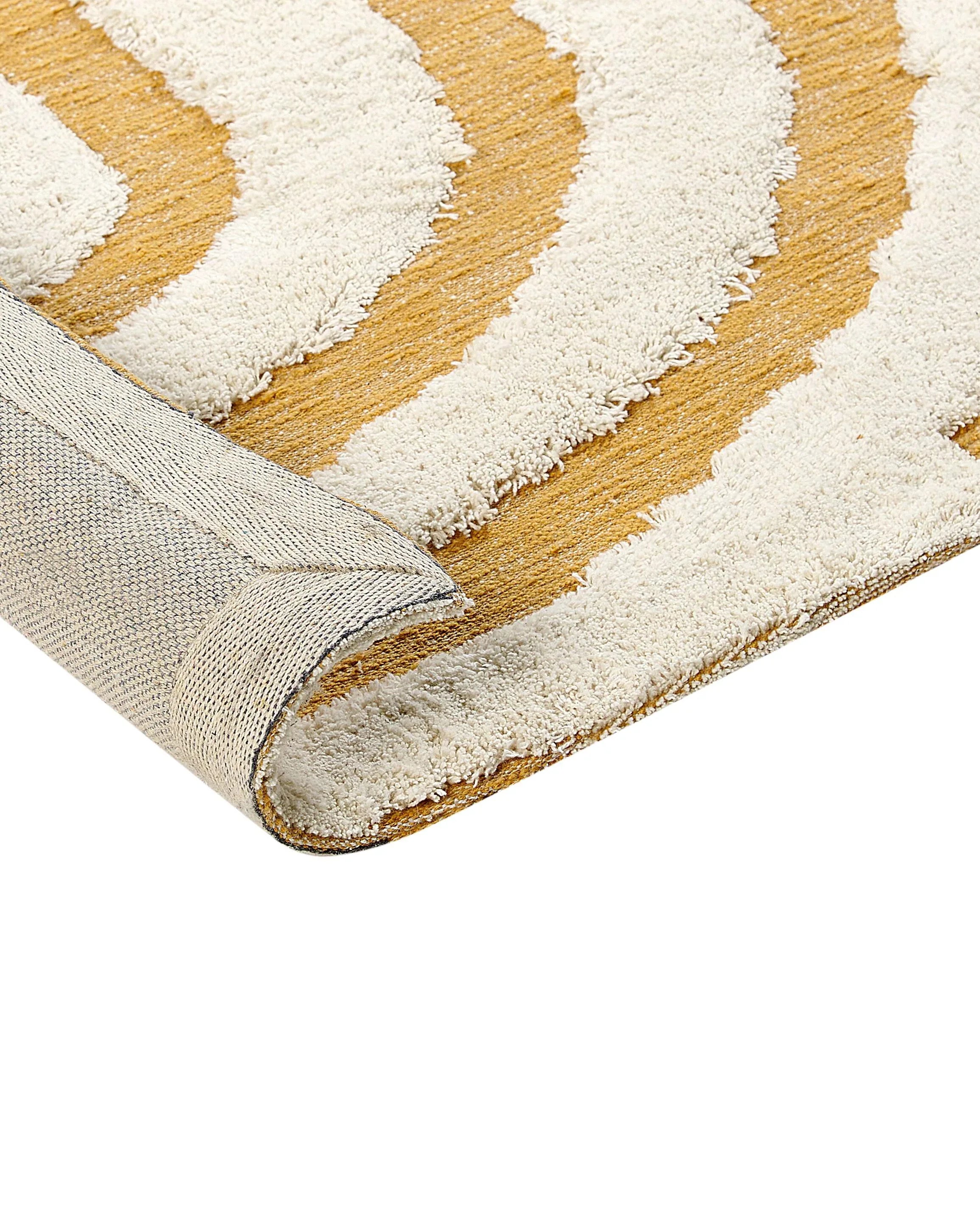 Tapis Jaune 300 x 400 cm Coton