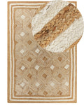 Tappeto MENGEN Beige 160 x 230 cm Iuta