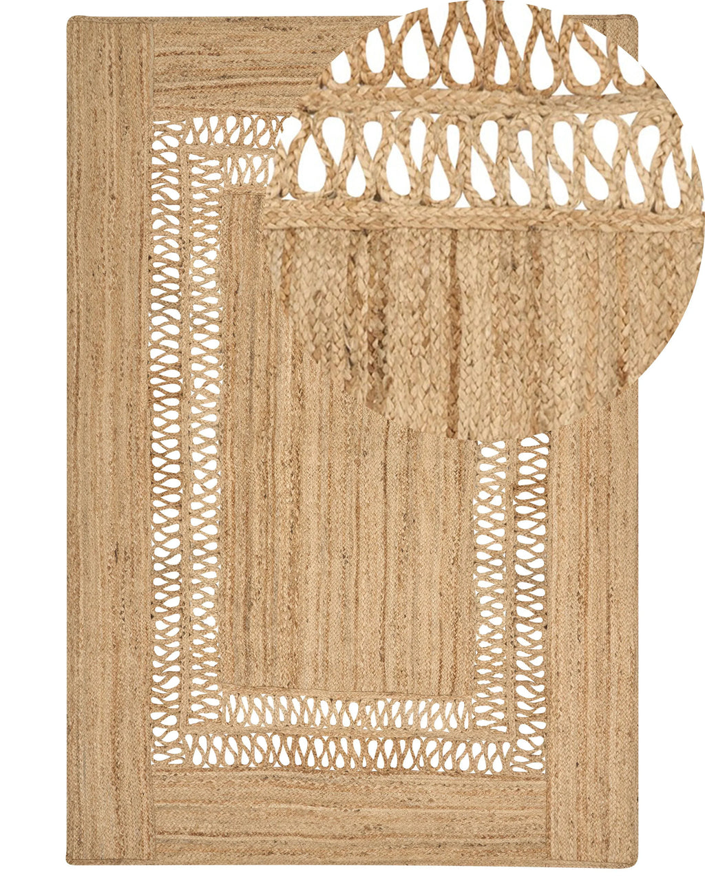 Tappeto YENIKOY Beige 200 x 300 cm Iuta