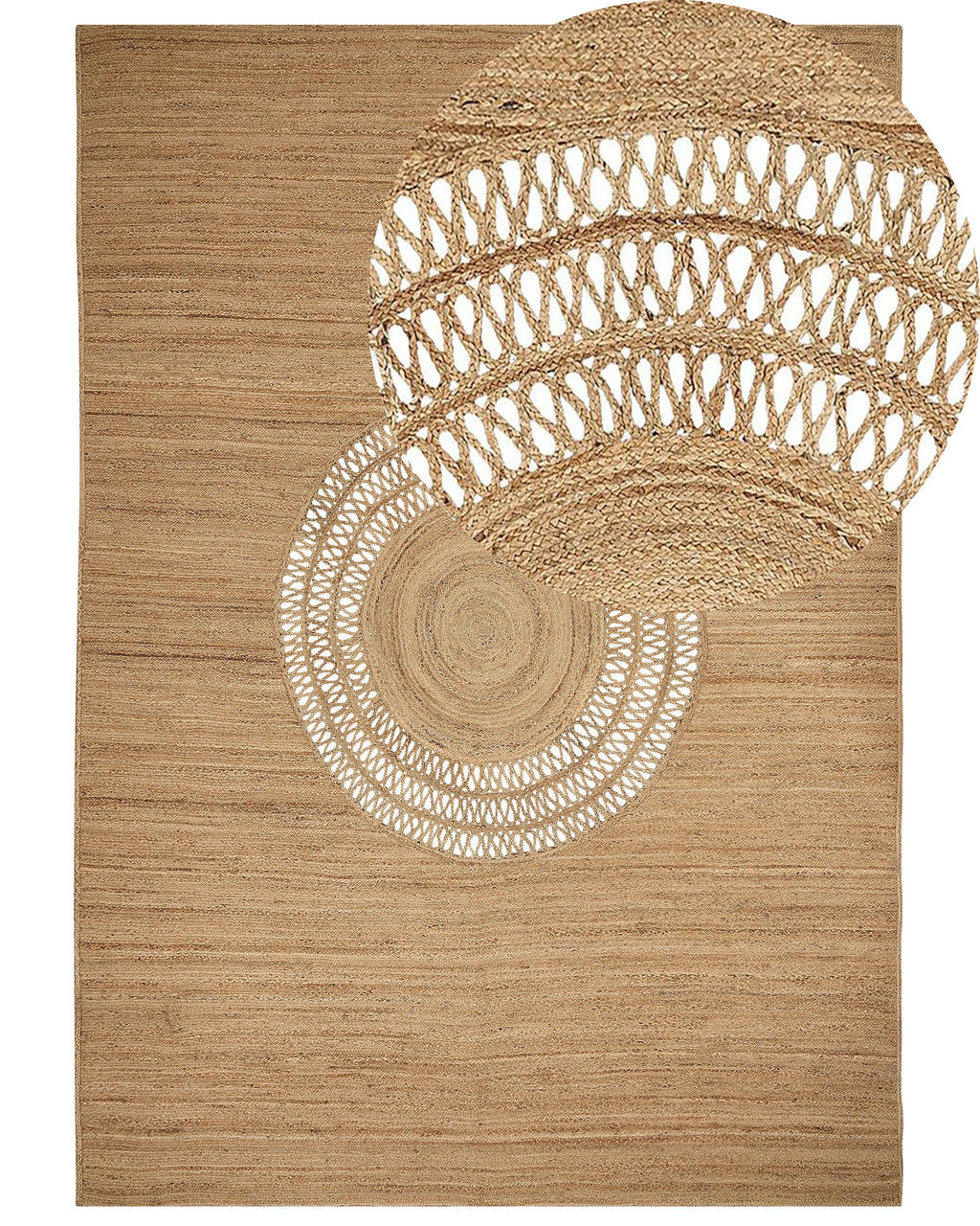 Tappeto BOGAZOREN Beige 160 x 230 cm Iuta