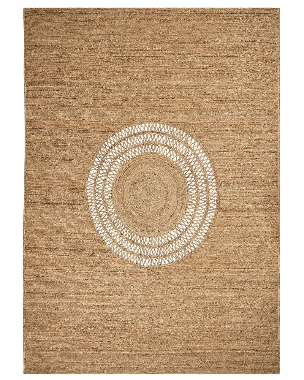 Tapis jute beige 160 x 230 cm