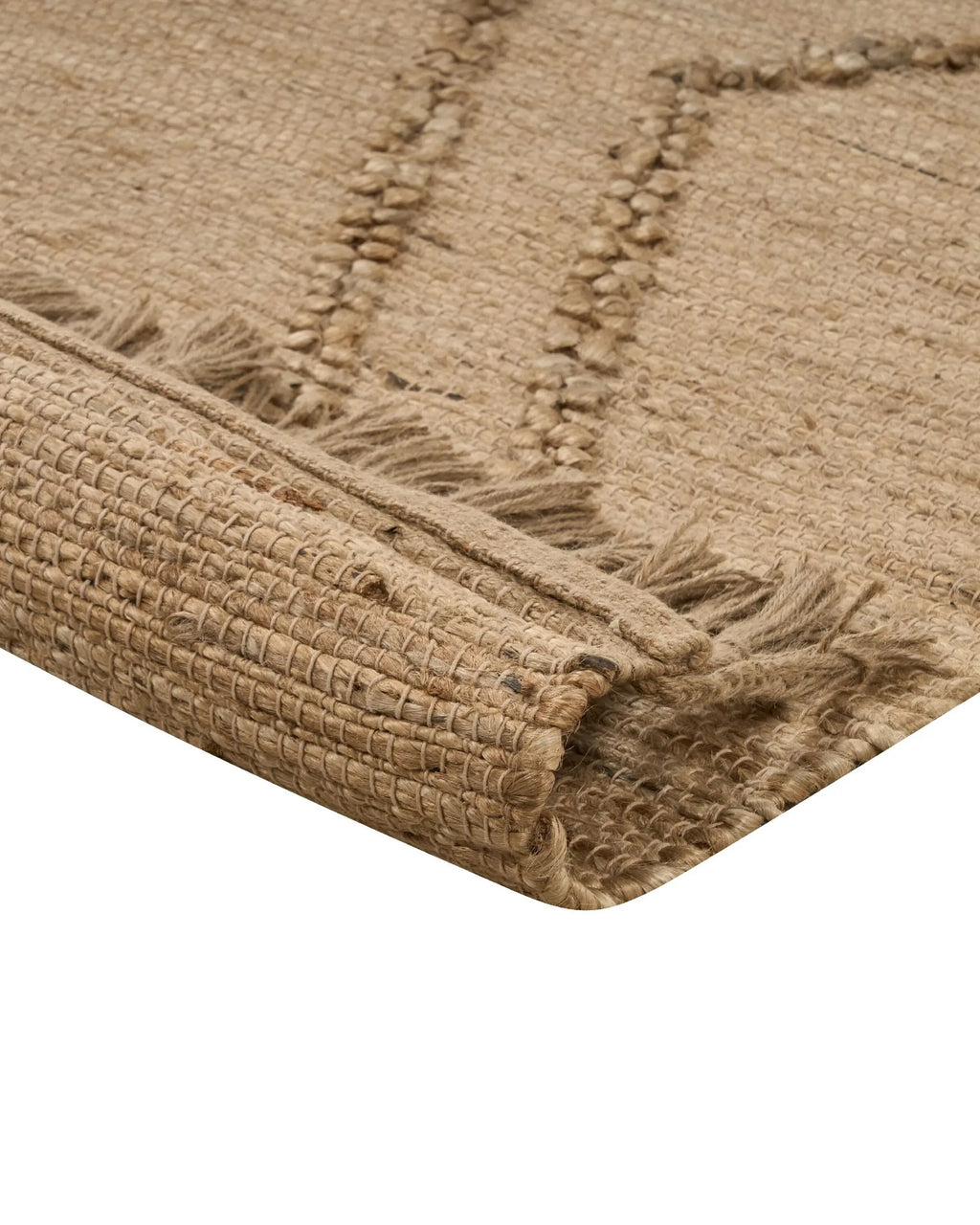 Tapis jute beige 160 x 230 cm