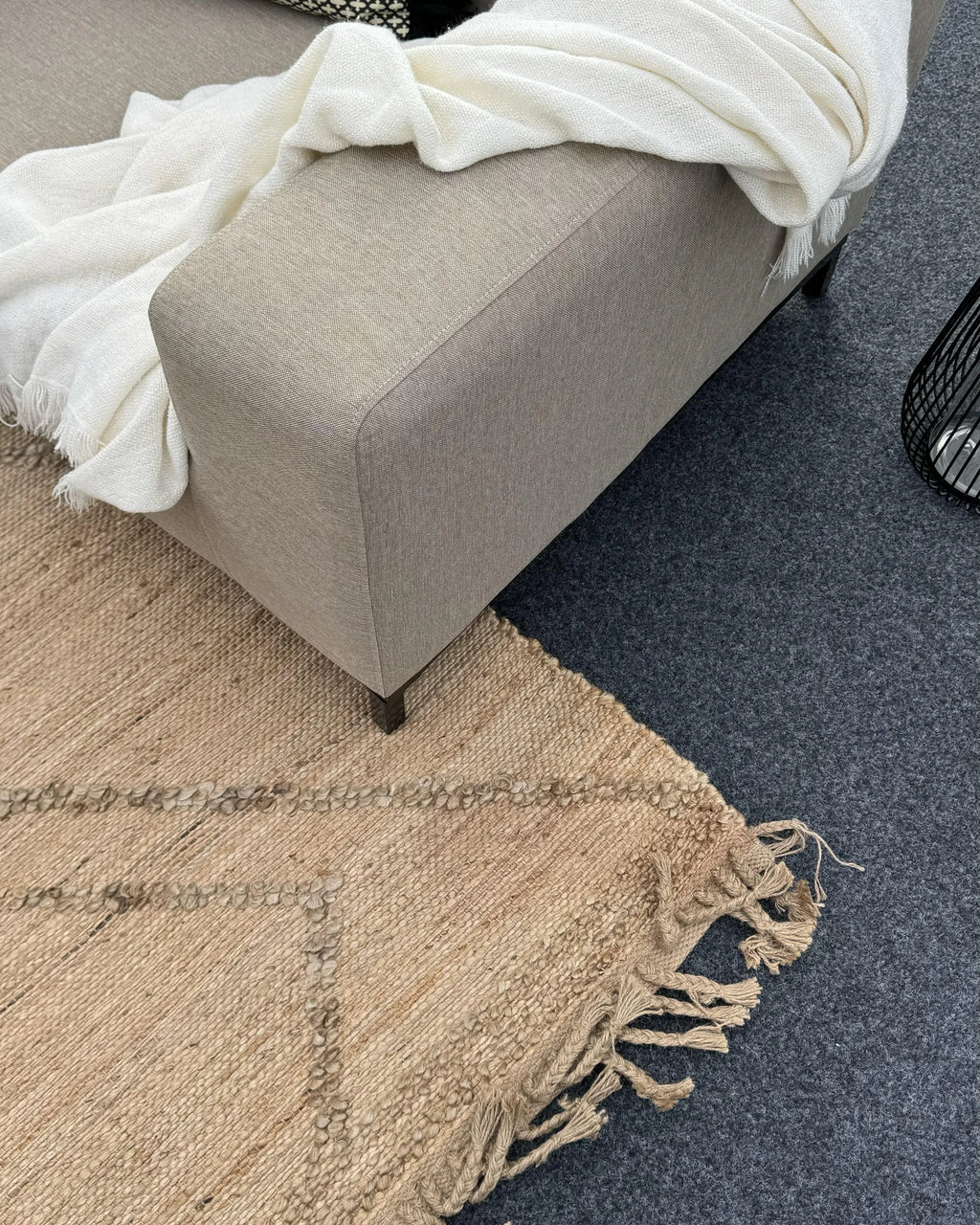 Tapis Beige 200 x 300 cm Jute