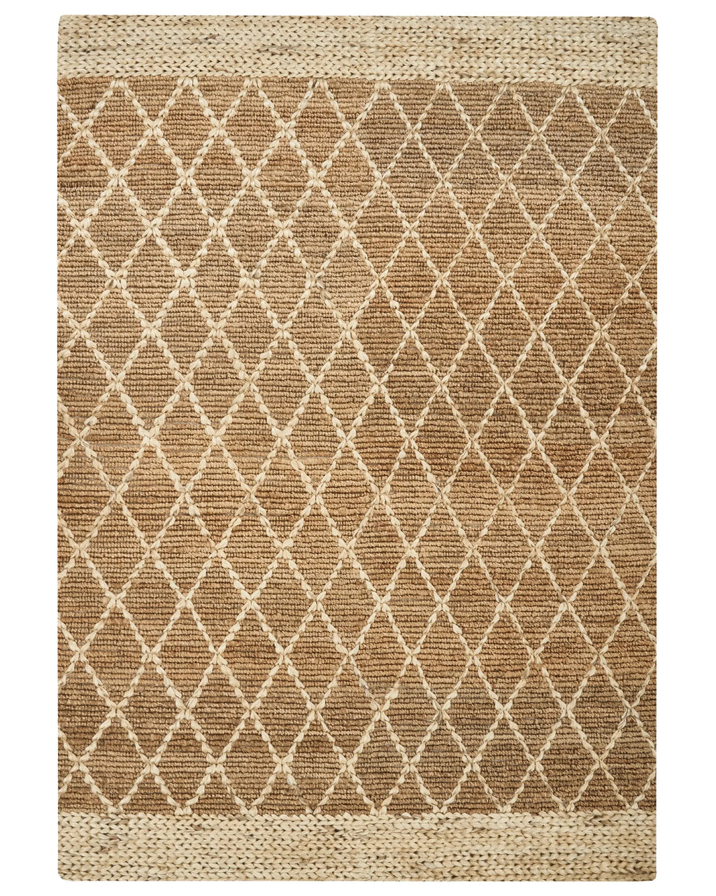 Tapis jute beige 160 x 230 cm