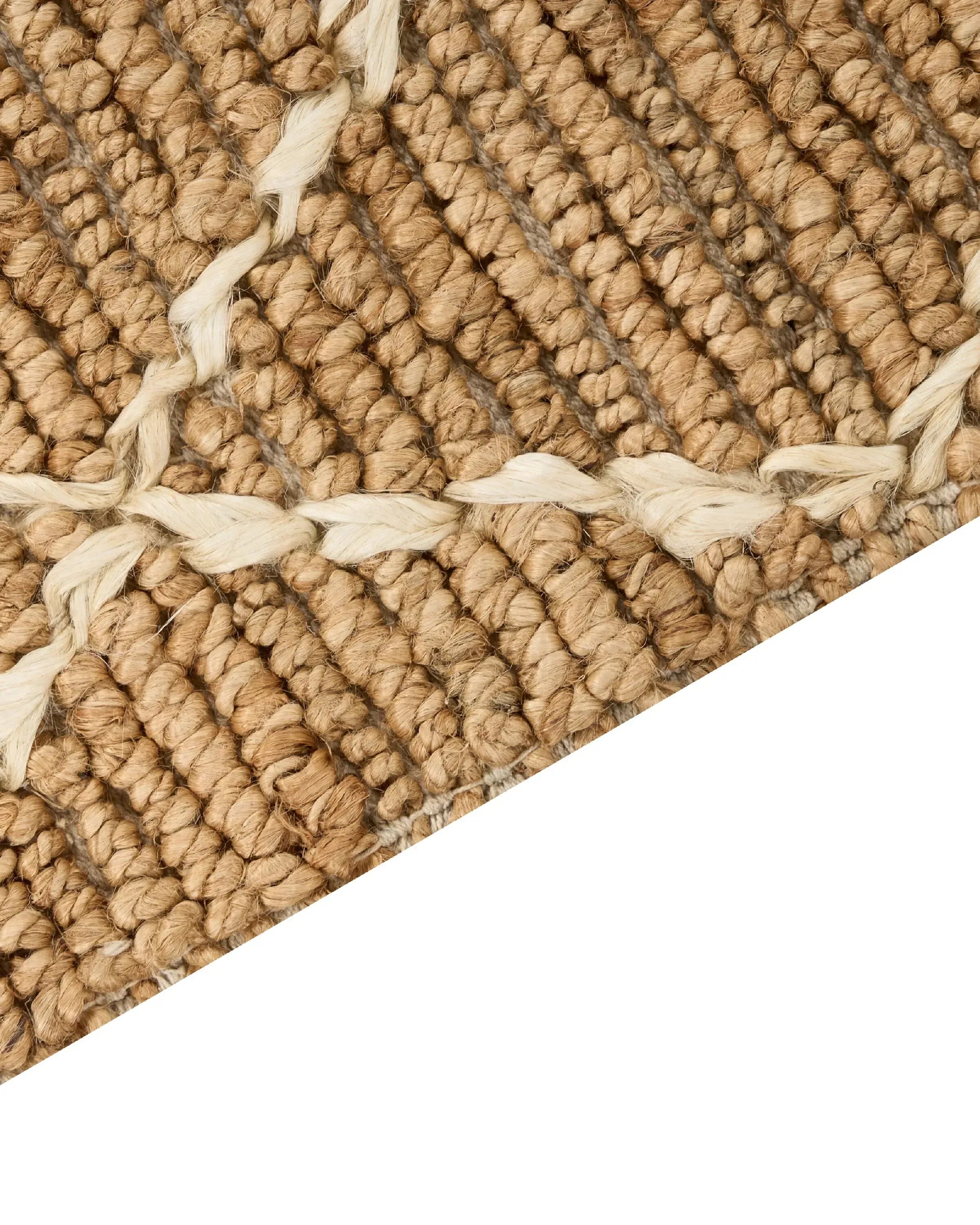 Tapis jute beige 160 x 230 cm