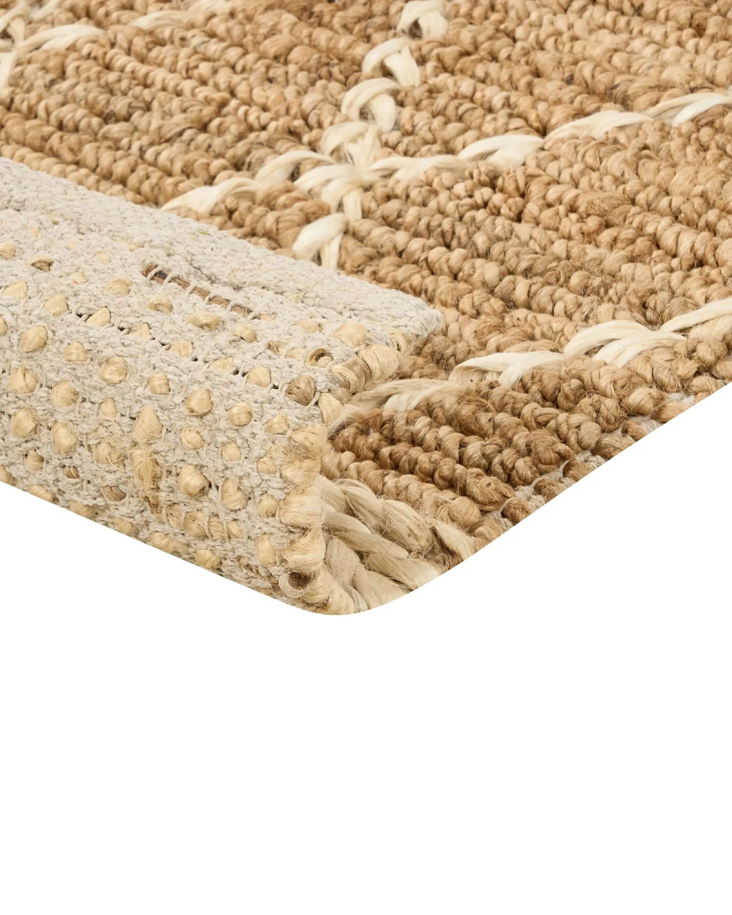 Tapis jute beige 160 x 230 cm