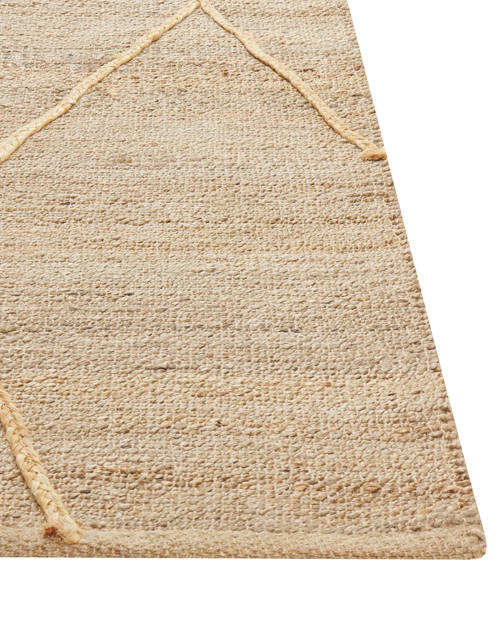 Tapis jute beige 160 x 230 cm
