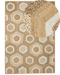 Tappeto BASOREN Beige 160 x 230 cm Iuta