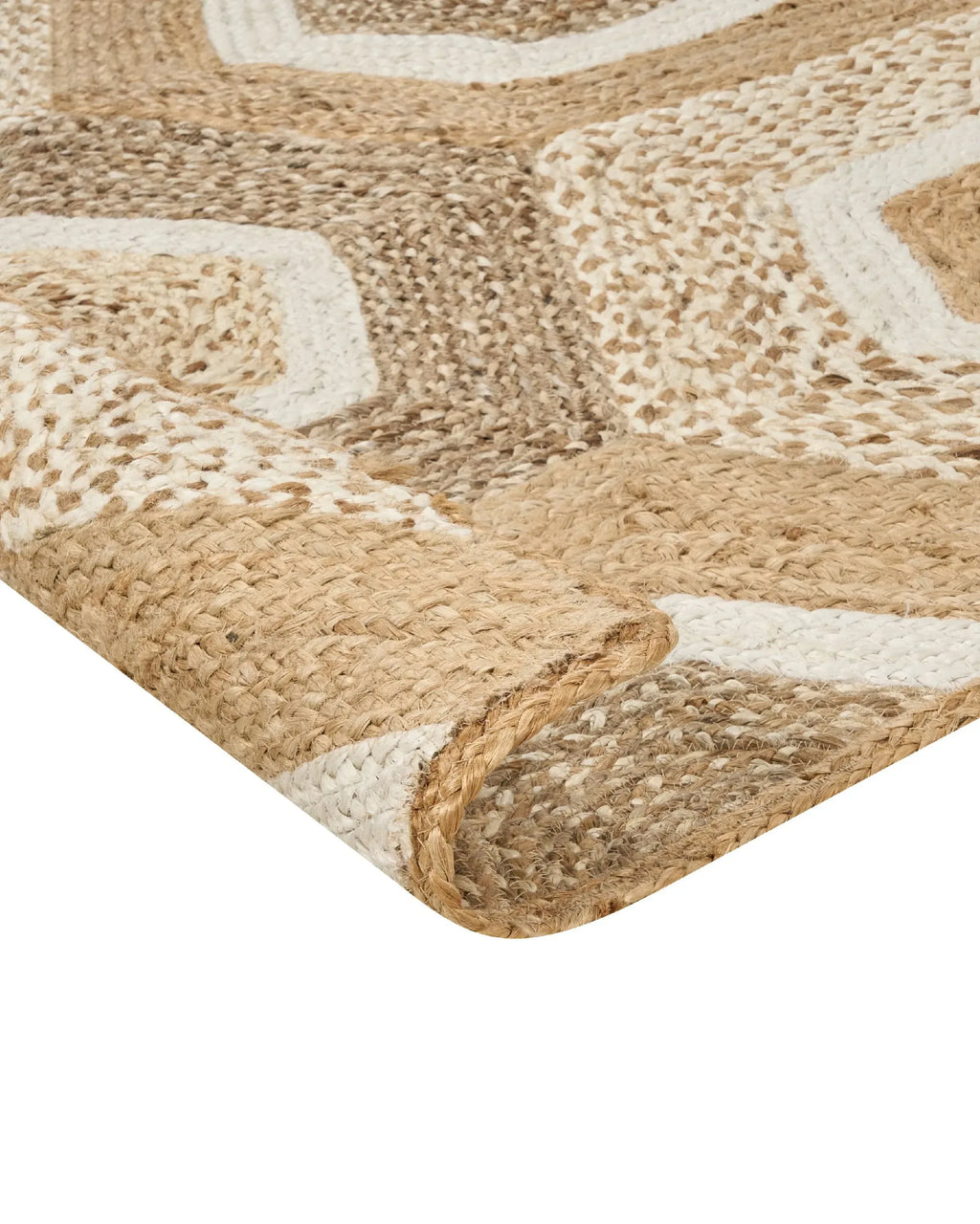Tapis jute beige 160 x 230 cm