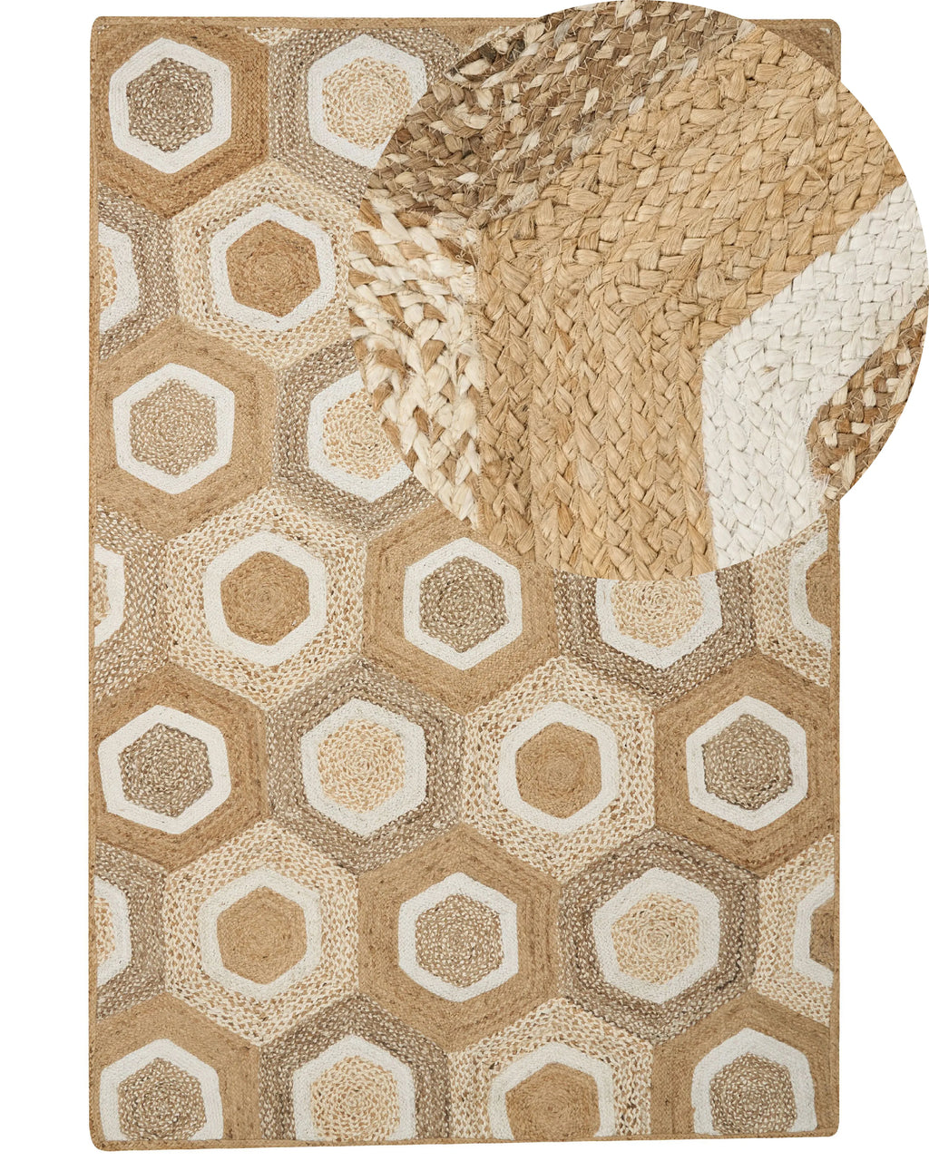 Tappeto BASOREN Beige 200 x 300 cm Iuta