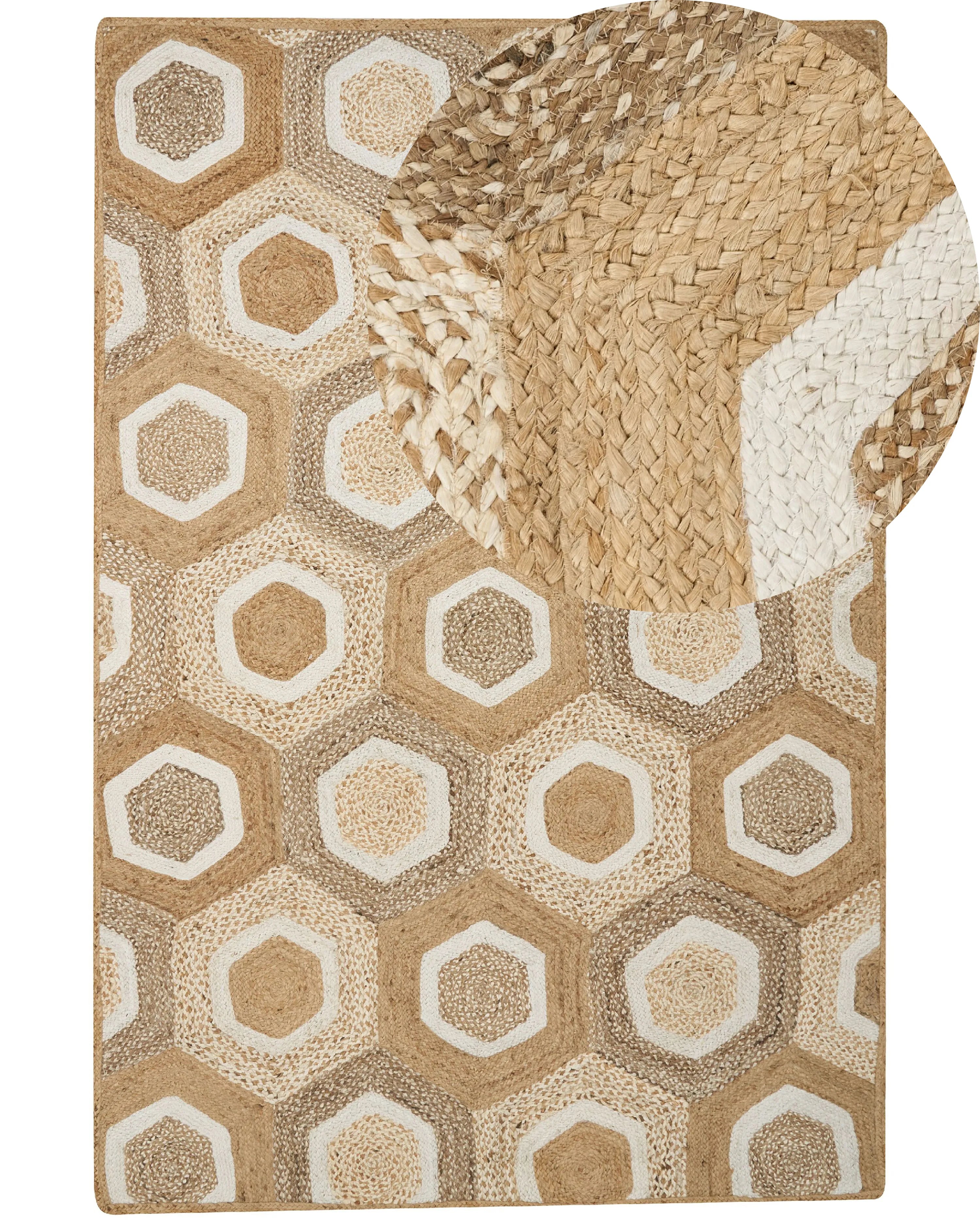 Tappeto BASOREN Beige 200 x 300 cm Iuta
