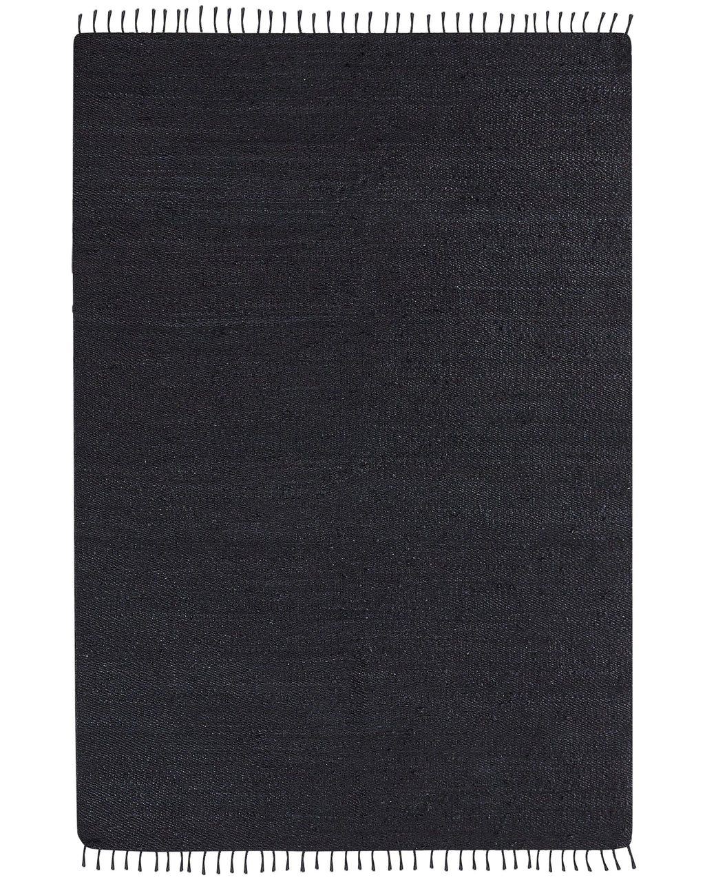 Tapis noir 160 x 230 cm Jute