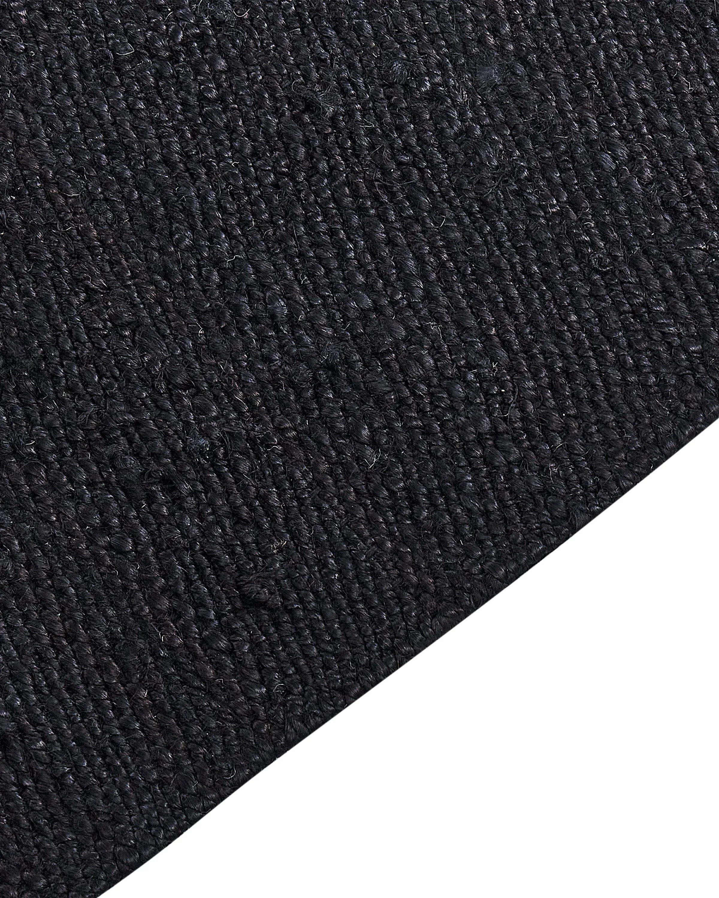 Tapis noir 160 x 230 cm Jute