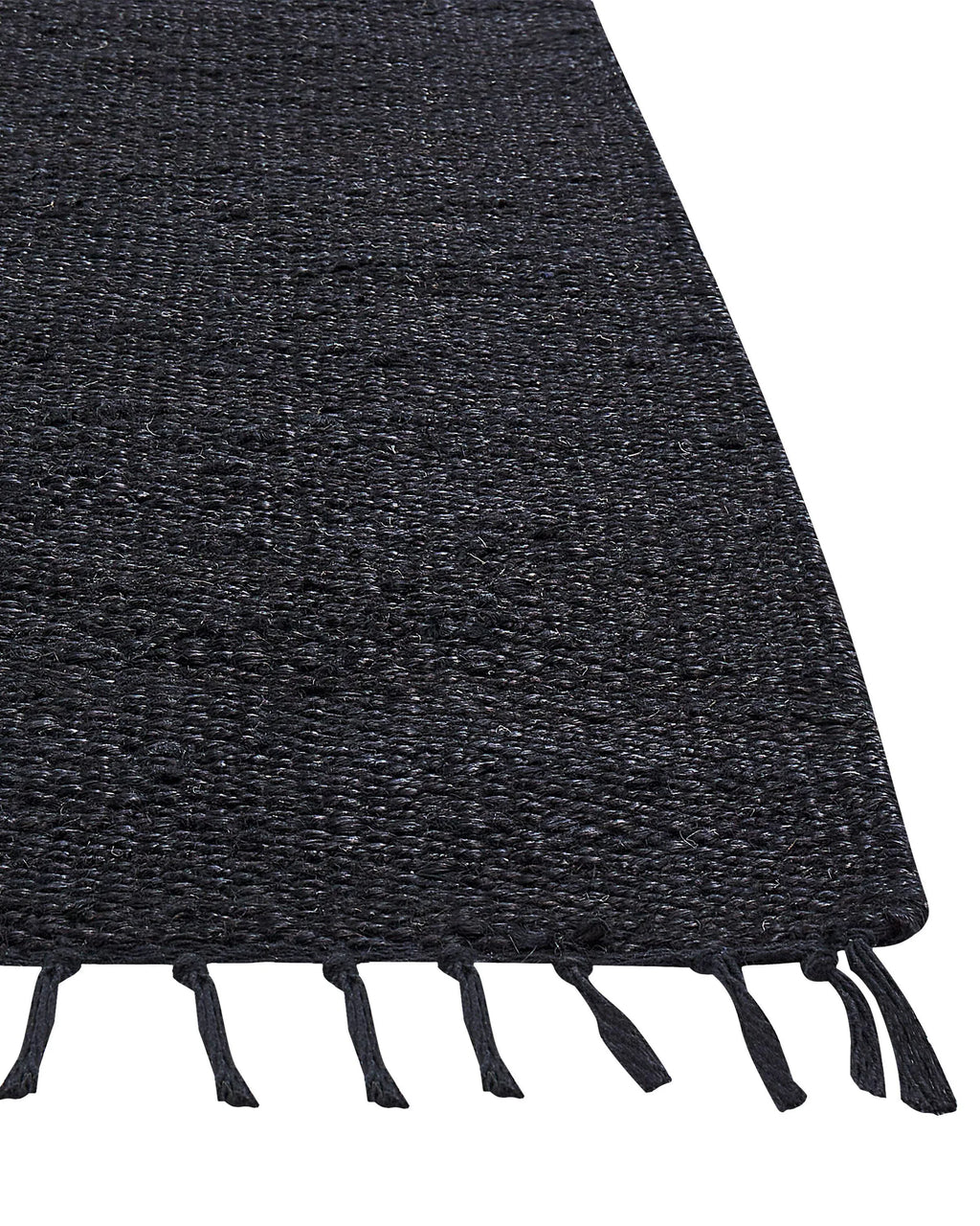 Tapis noir 160 x 230 cm Jute