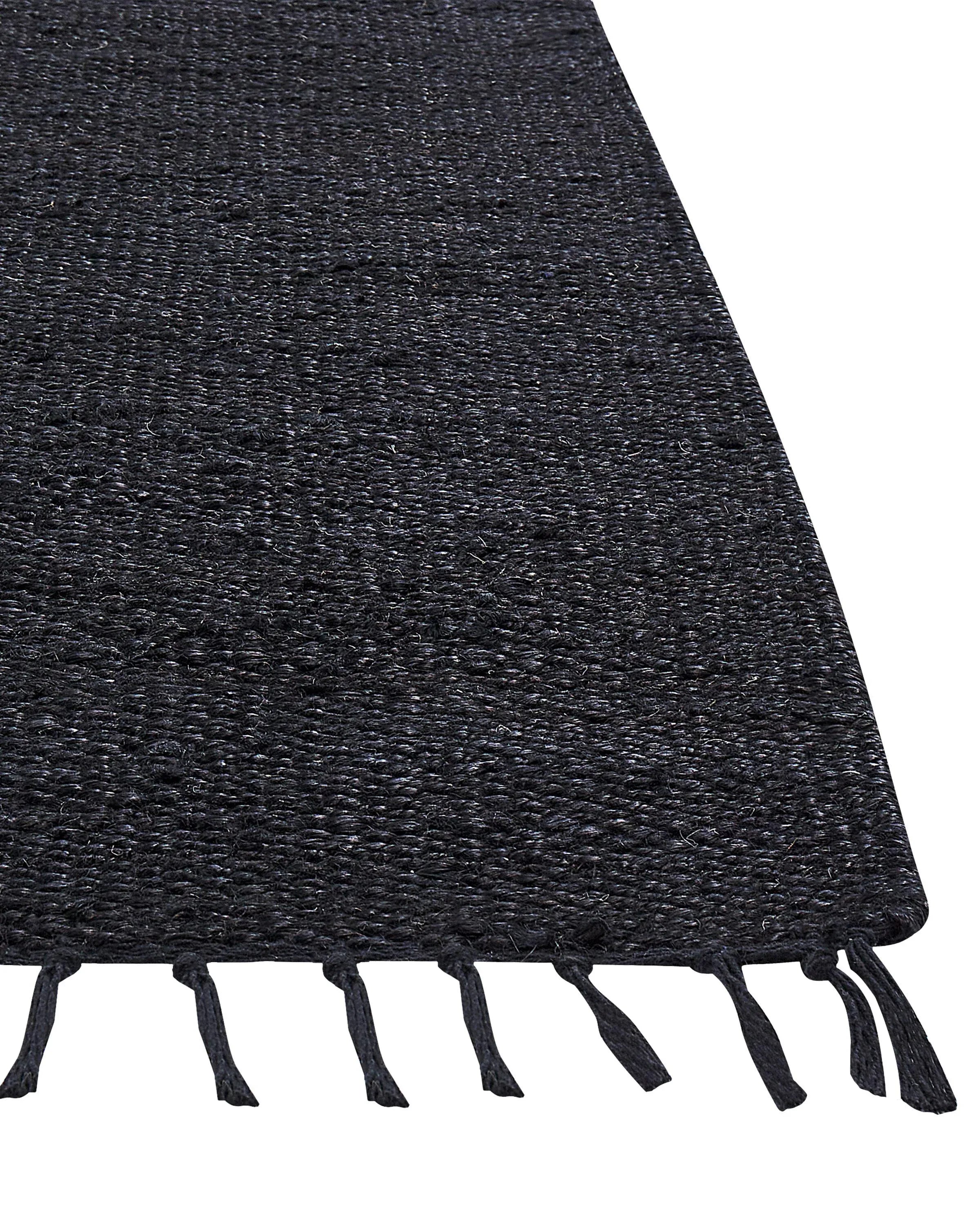 Tapis noir 160 x 230 cm Jute