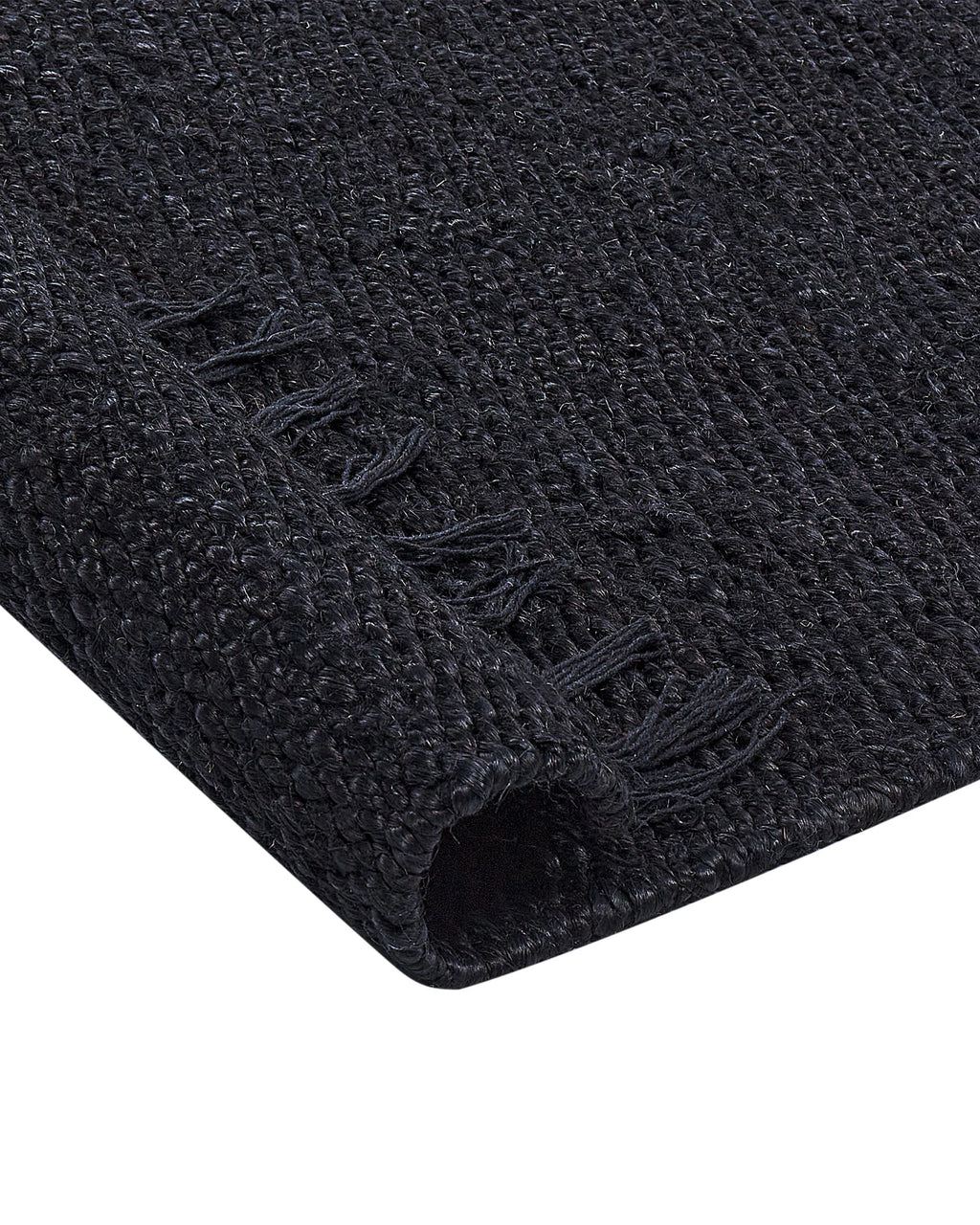 Tapis noir 160 x 230 cm Jute