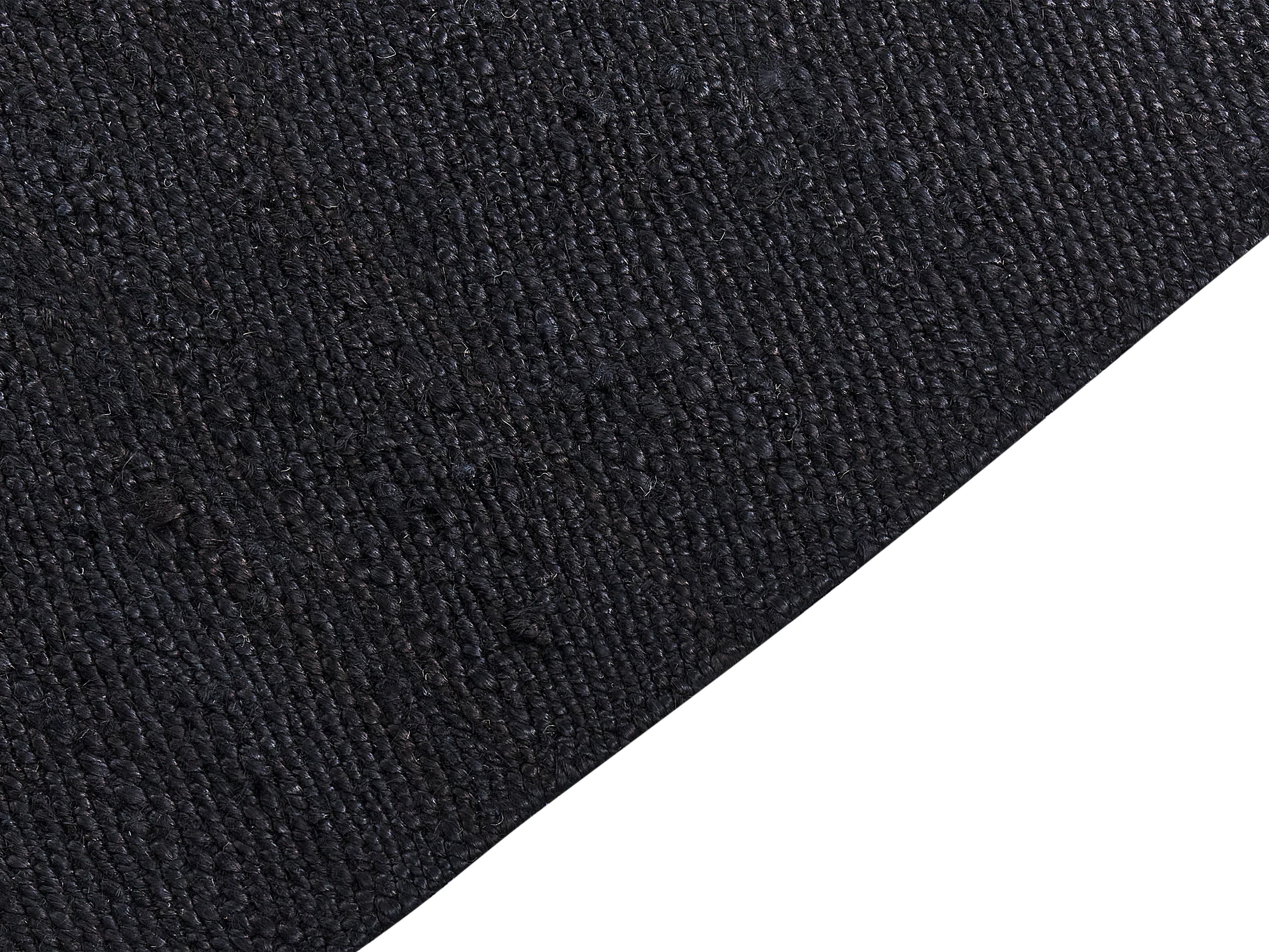 Tapis noir 200 x 300 cm Jute