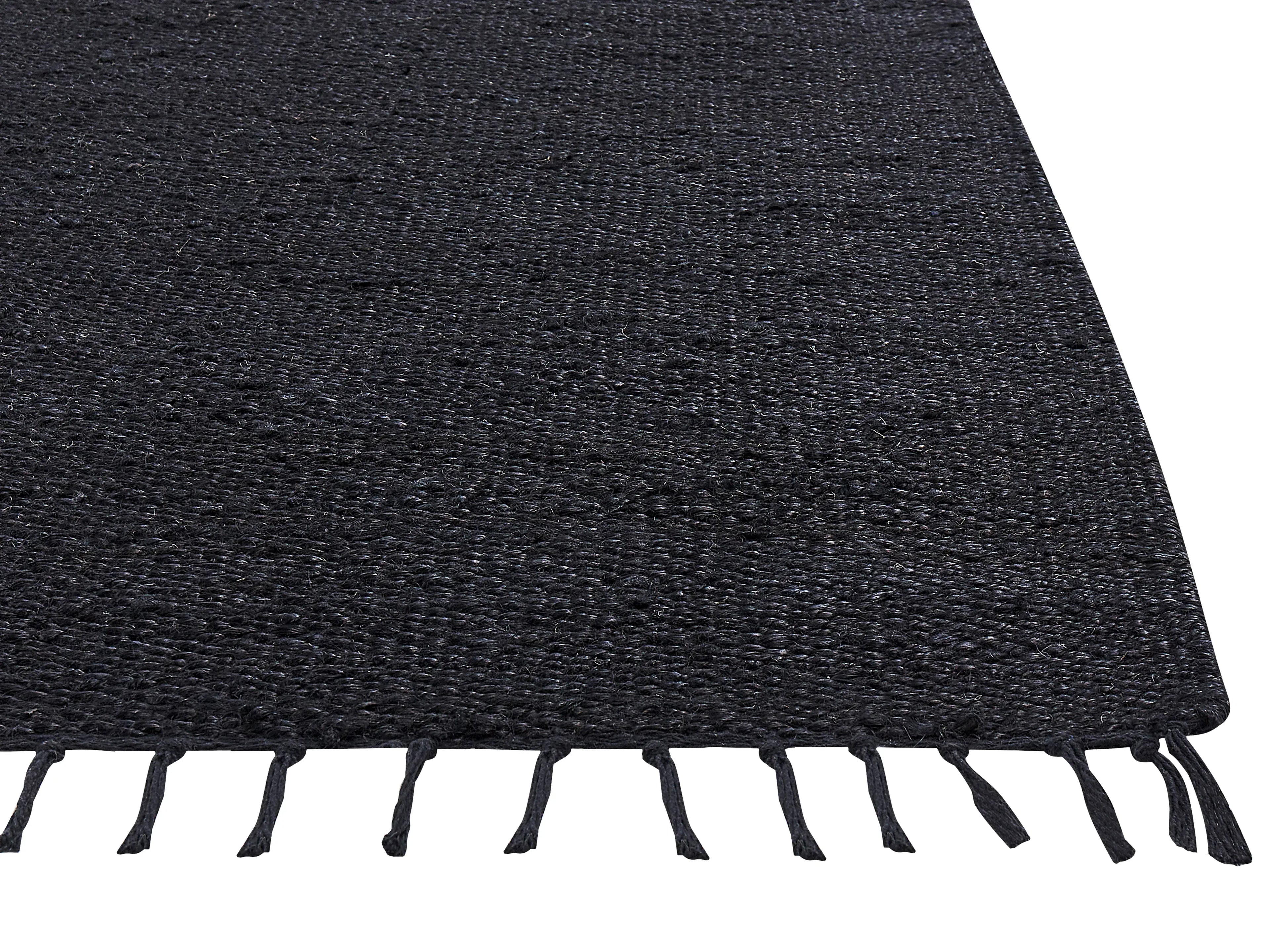 Tapis noir 200 x 300 cm Jute