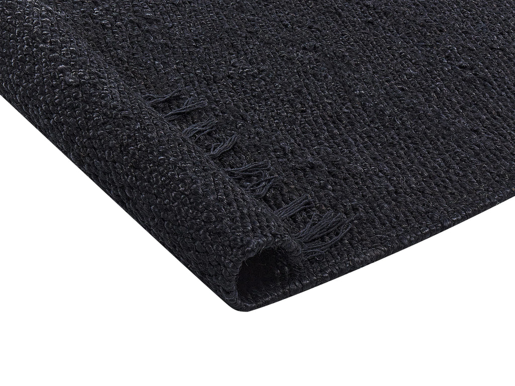 Tapis noir 200 x 300 cm Jute