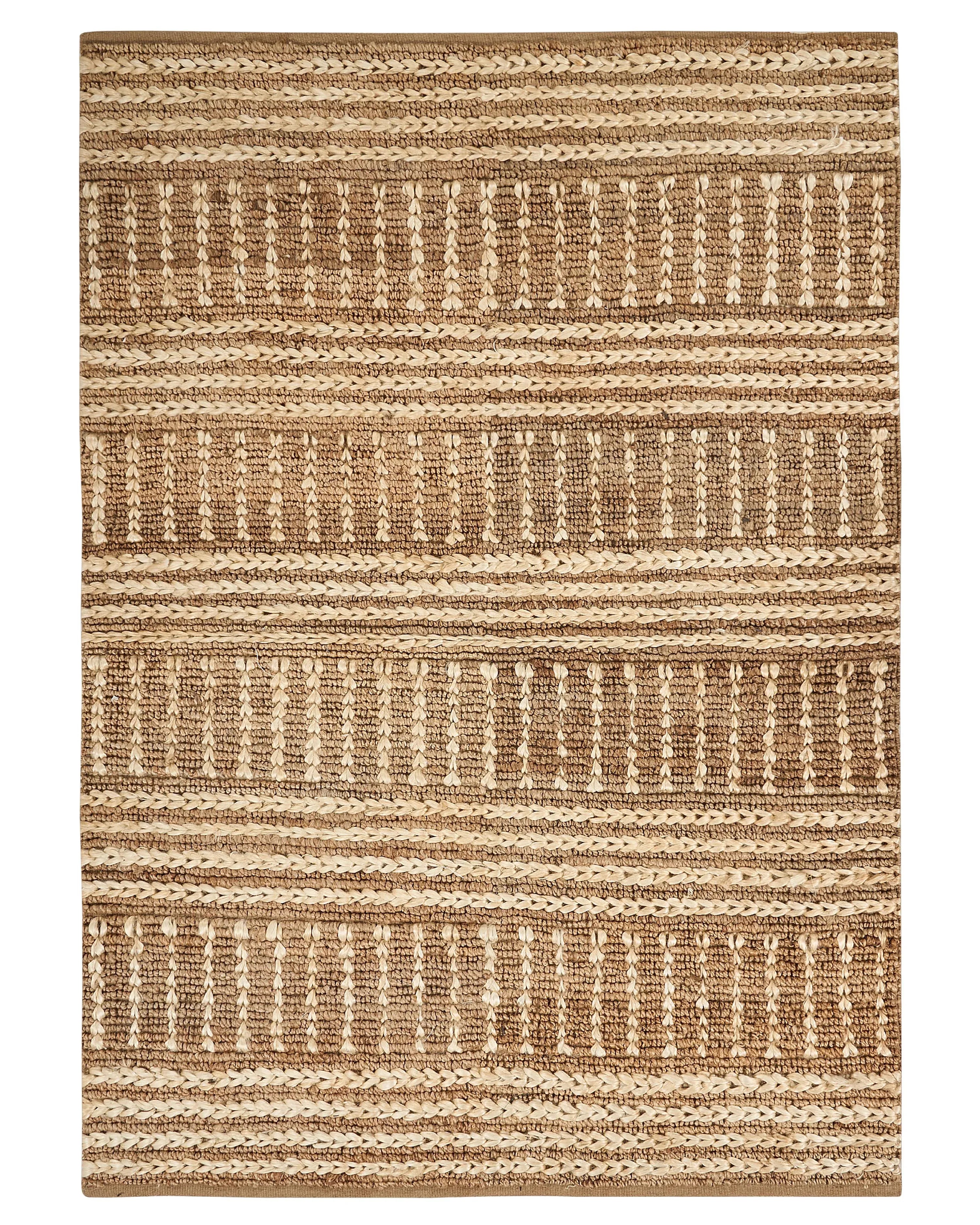 Tappeto KAMBERLI Beige 160 x 230 cm Iuta