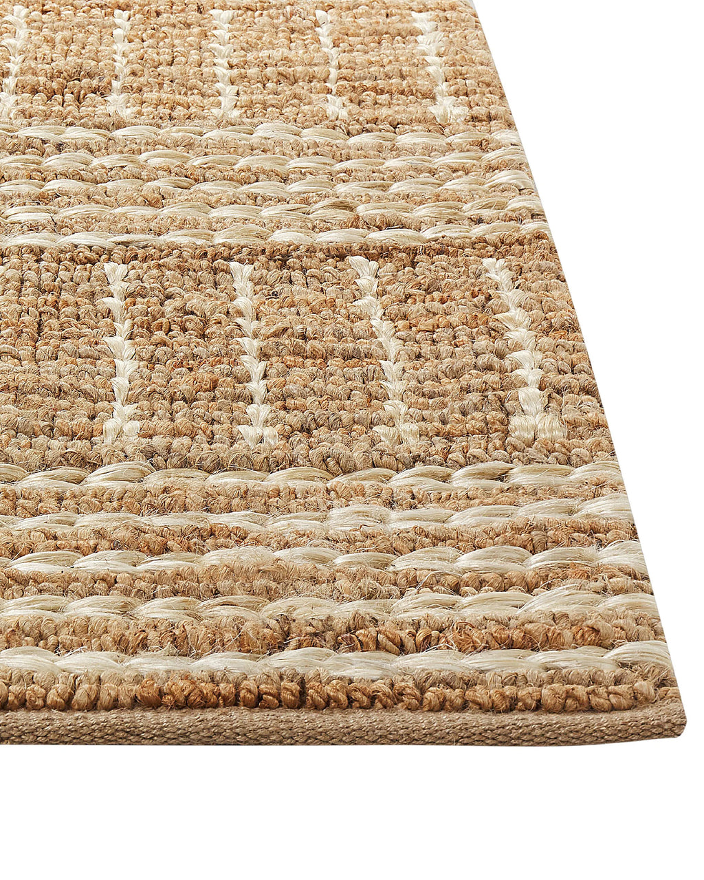 Tapis jute beige 160 x 230 cm