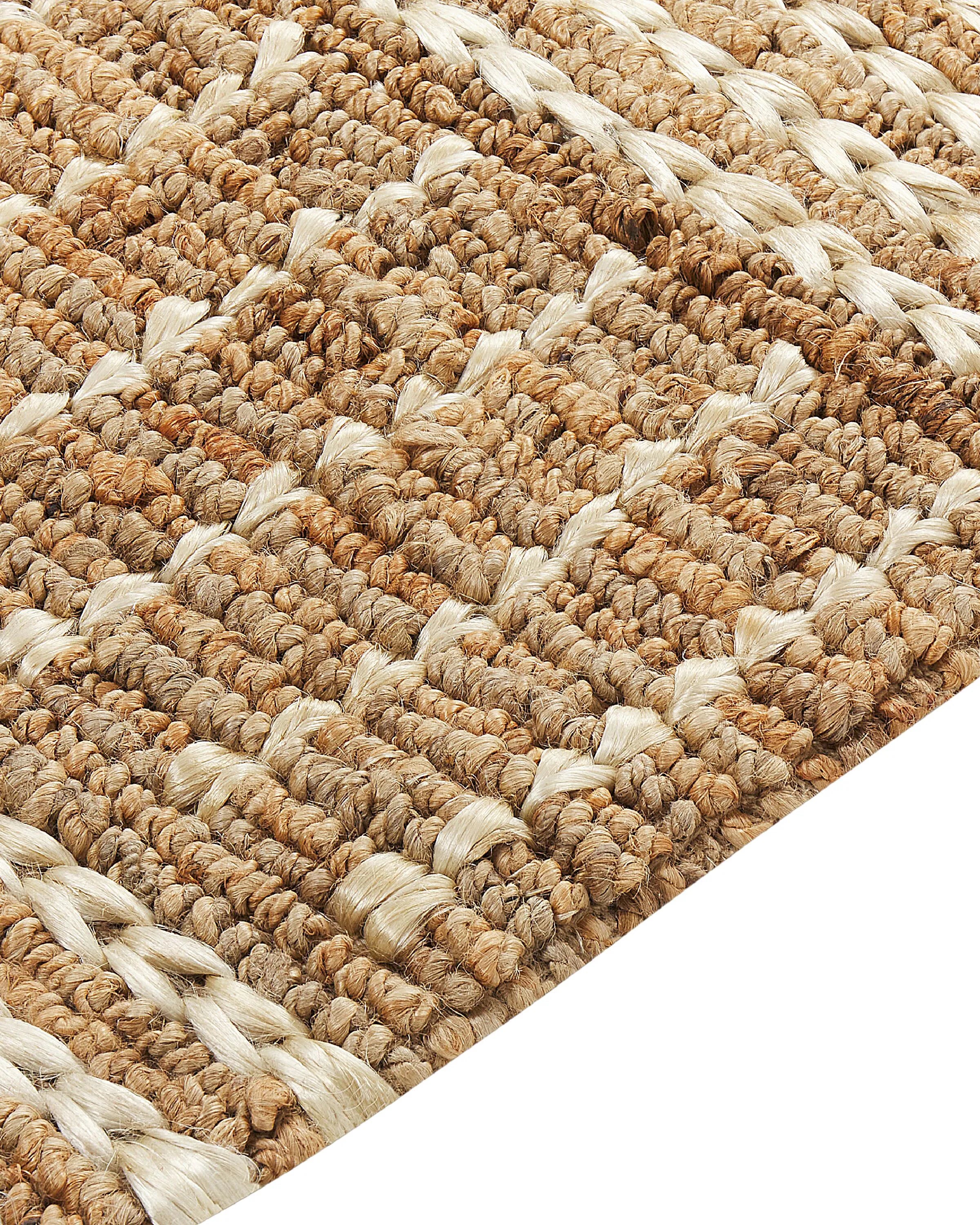Tapis jute beige 160 x 230 cm
