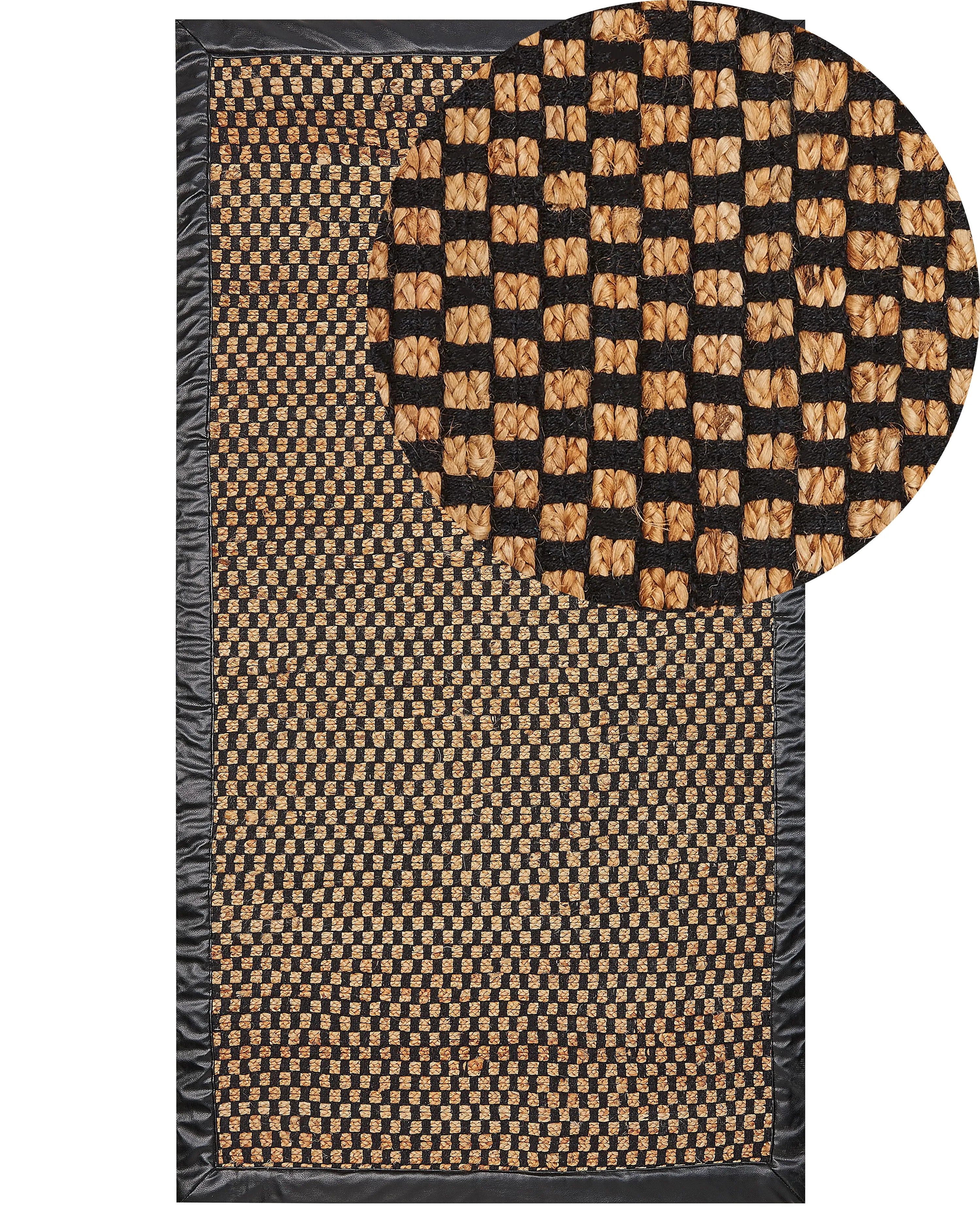 Tappeto GERCE Beige 80 x 150 cm Iuta