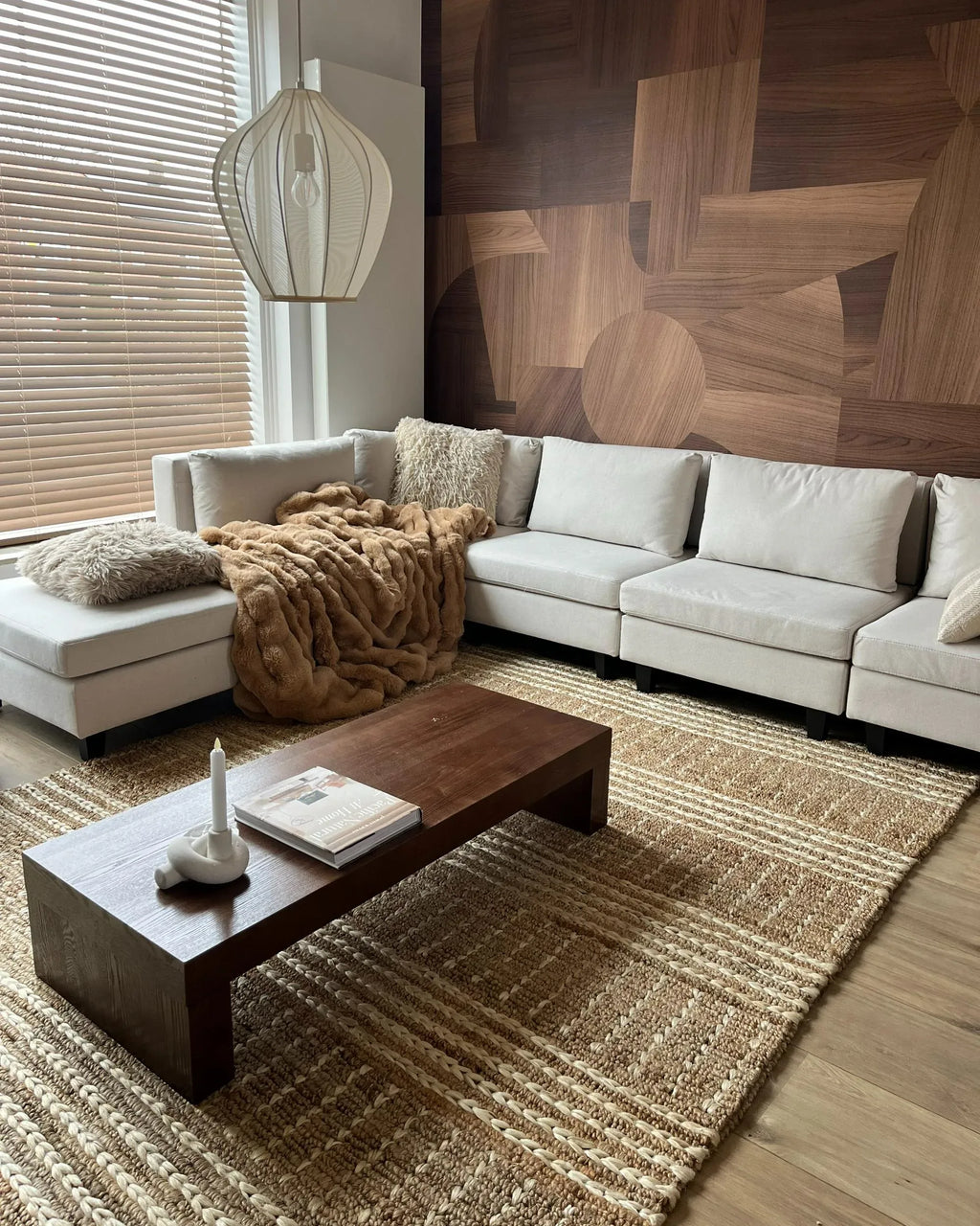 Tapis Beige 200 x 300 cm Jute