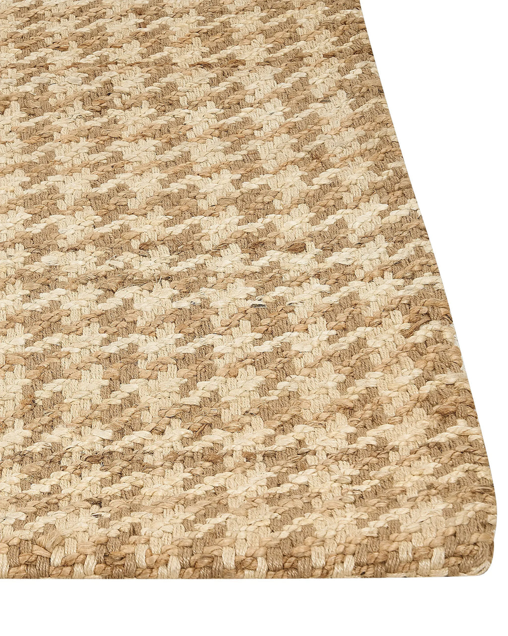 Tapis beige 80 x 300 cm jute