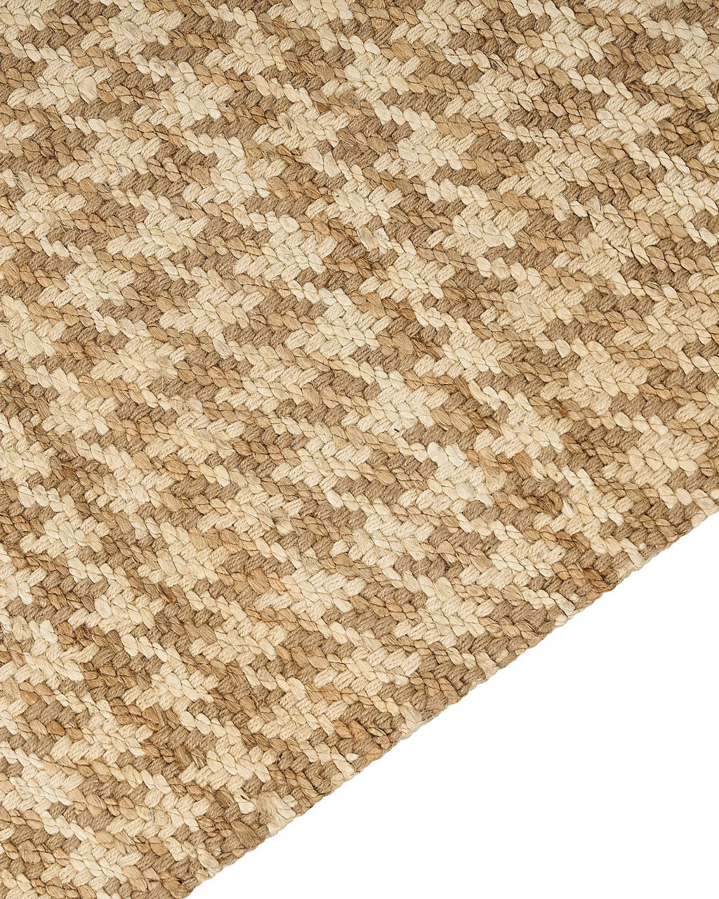 Tapis beige 80 x 300 cm jute