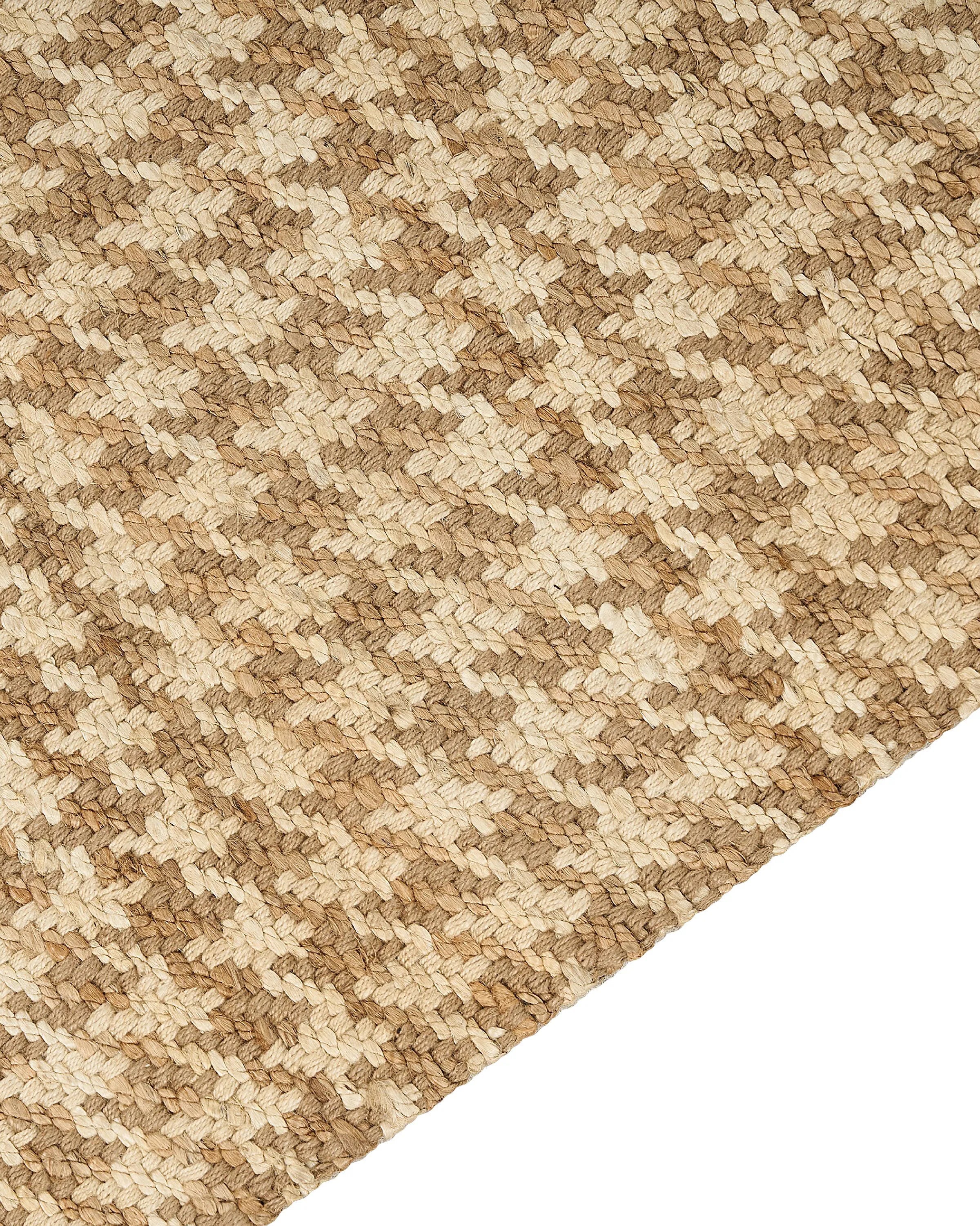 Tapis jute beige 160 x 230 cm